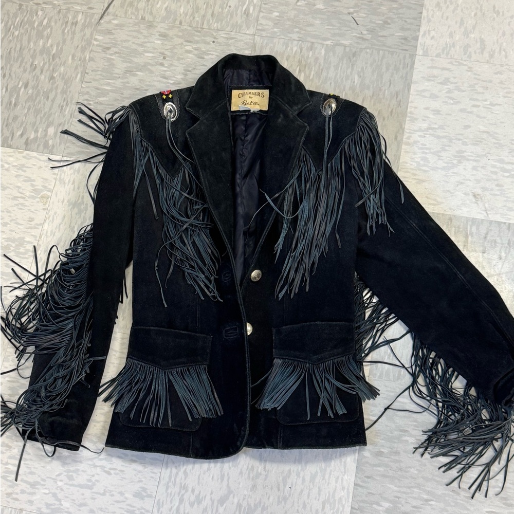 Chambers by Ren Ellis vintage leather jacket